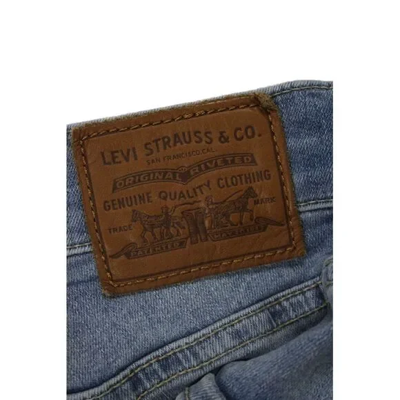 Levis Women Skinny Ankle Jeans Light Blue Mid Rise Size 29 - Picture 5 of 5